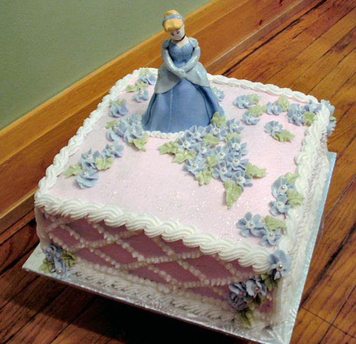 How to make cinderella cake decoration