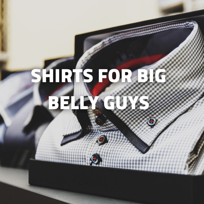 Dress shirts for men with belly