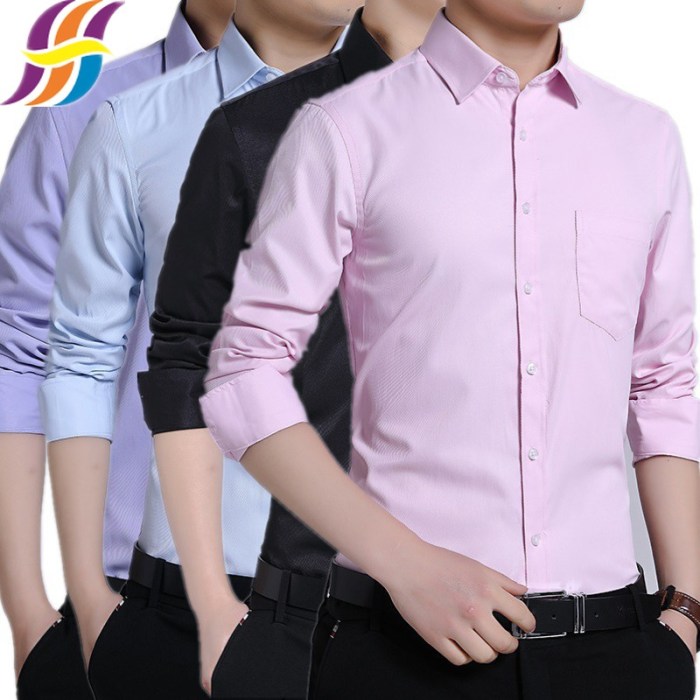 Men's traditional fit dress shirts