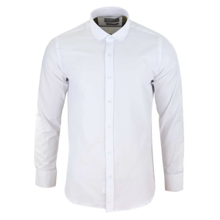 Mens club collar dress shirt