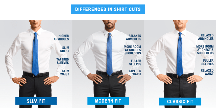 Men's traditional fit dress shirts